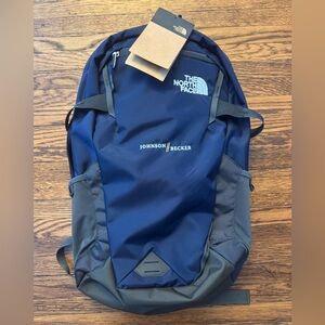 (NWT) THE NORTH FACE (FALL LINE) COSMIC BLUE BACKPACK.